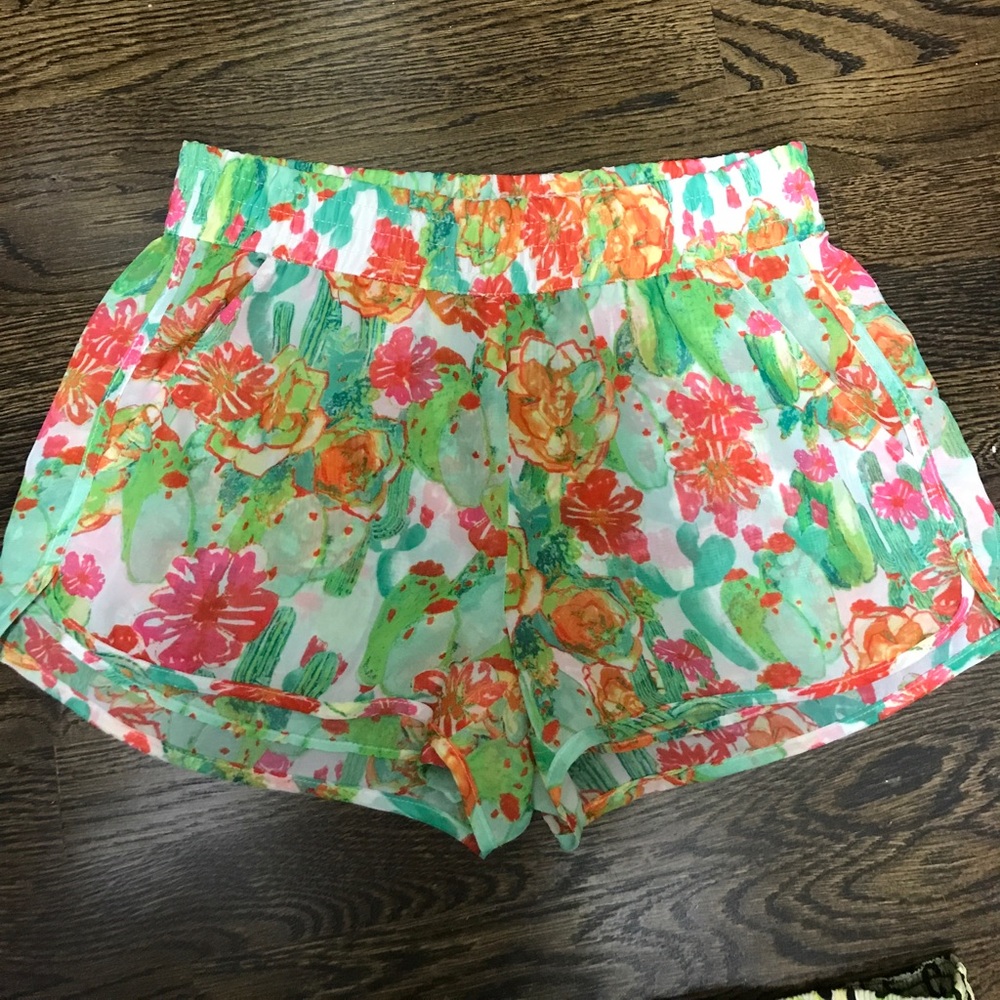 Show Me Your Mumu cactus print shorts