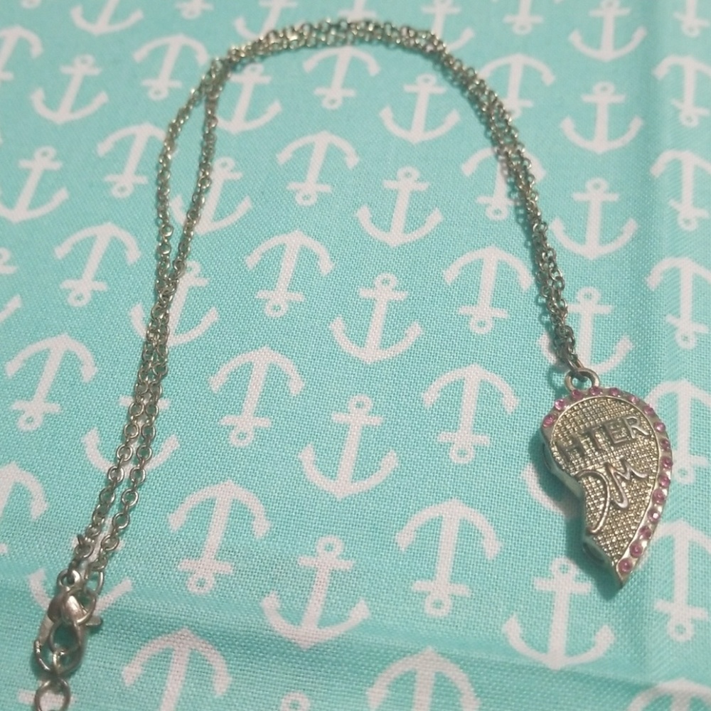 Half mother& daughter necklace