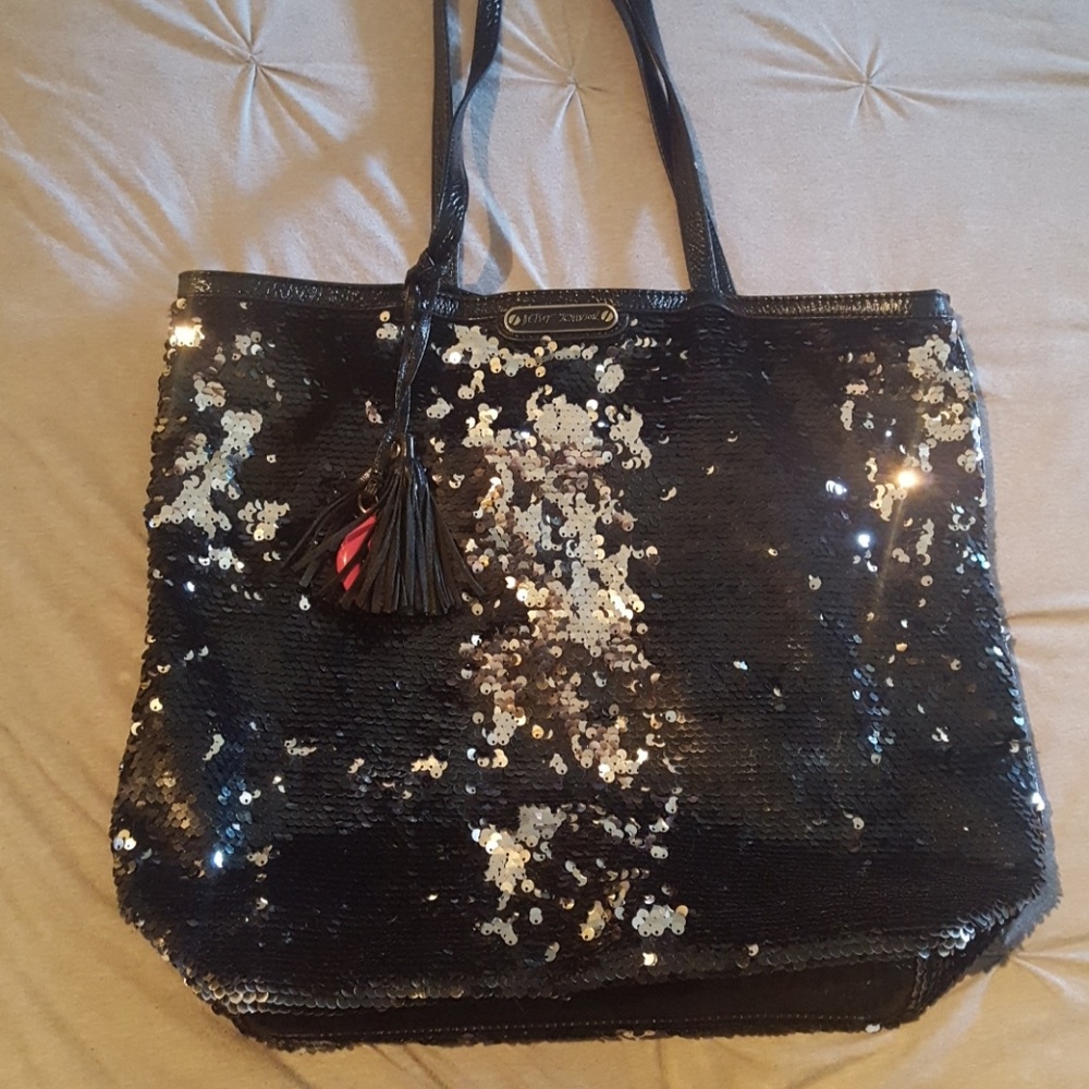 Betsey Johnson Sequin Tote Bag