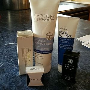 Lot of Avon. Nail polish anklet bracelet two moist