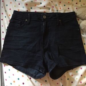 Just Black USA High Waisted Shorts