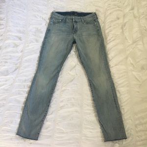 Mother Looker Ankle Fray