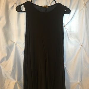 LA Hearts dark charcoal colored tshirt dress