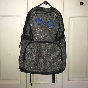 Glitter nfinity cheerleading backpack