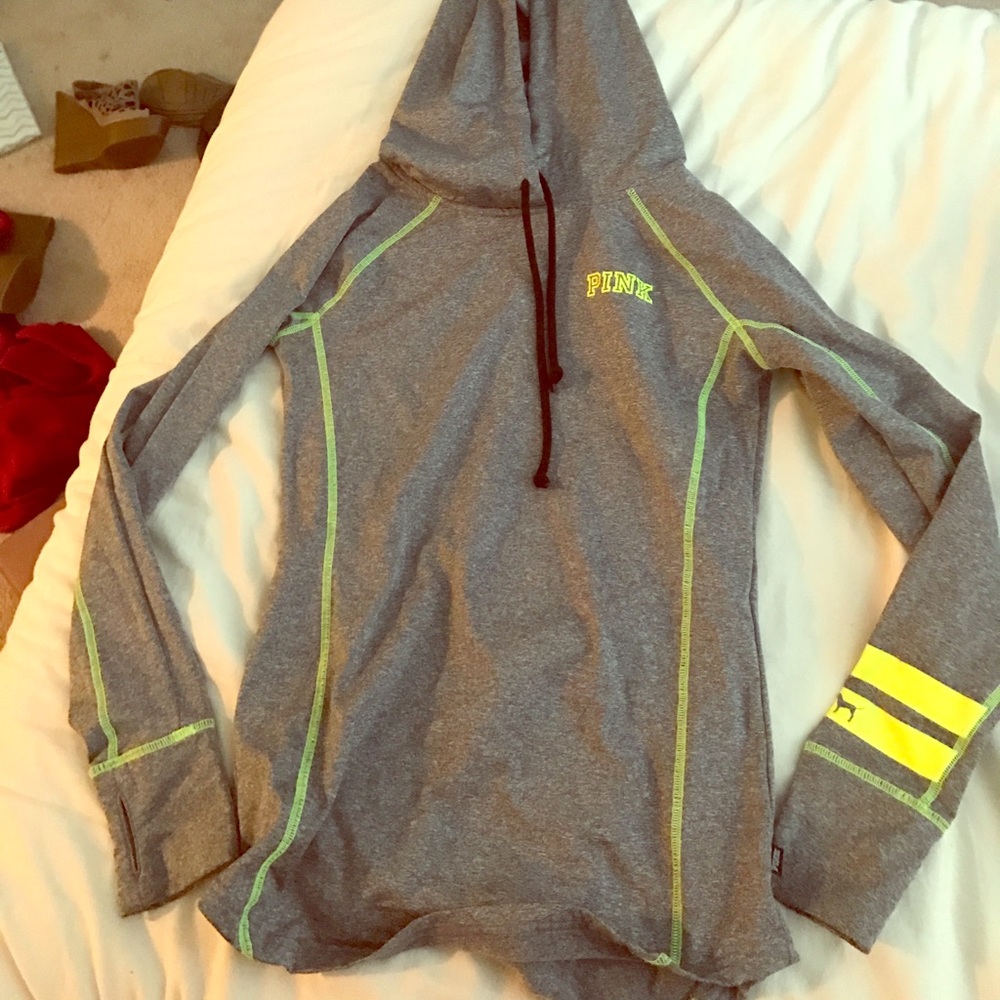 Pink running sweatshirt