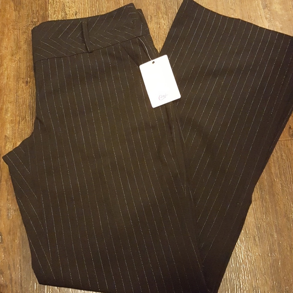 Pinstripe sparkle dress pants (matching jacket)