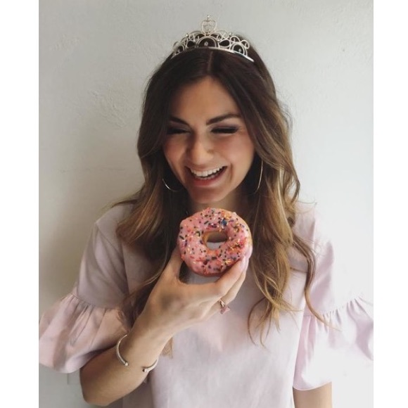 Ruffle Sleeve Top in Light Pink - Picture 3 of 5