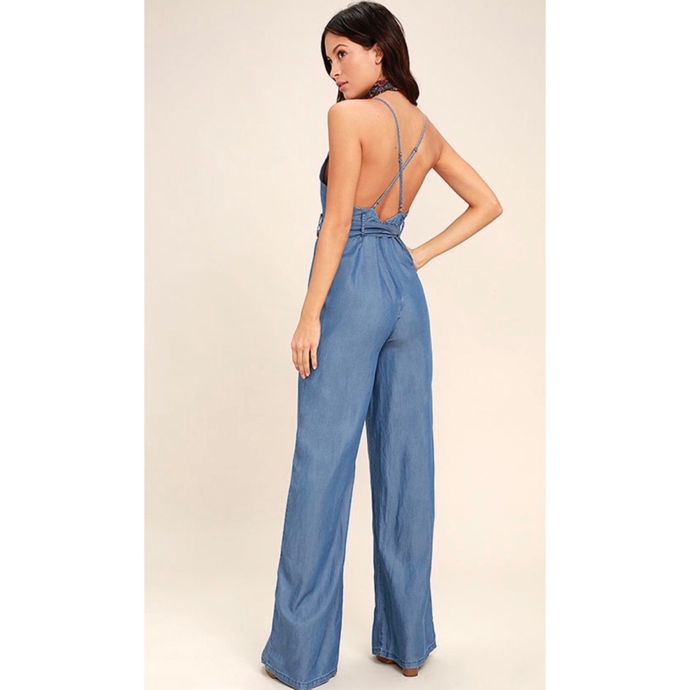Blue Chambray jumpsuit