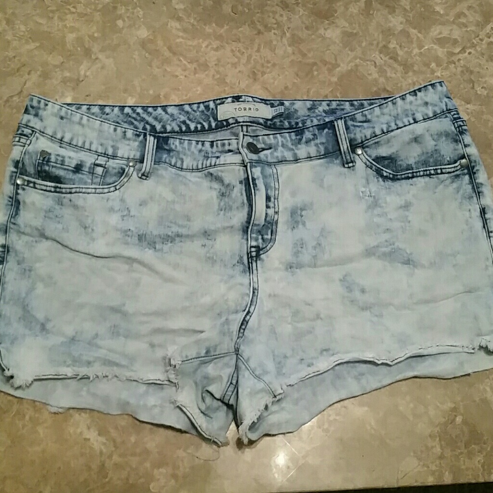 Denim shorts