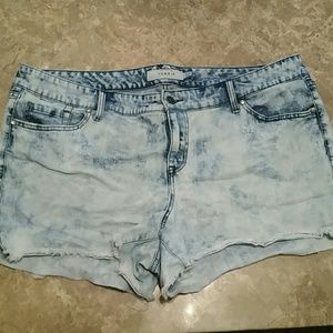 Denim shorts