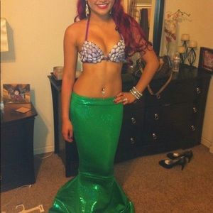 Halloween costume! Ariel mermaid fins