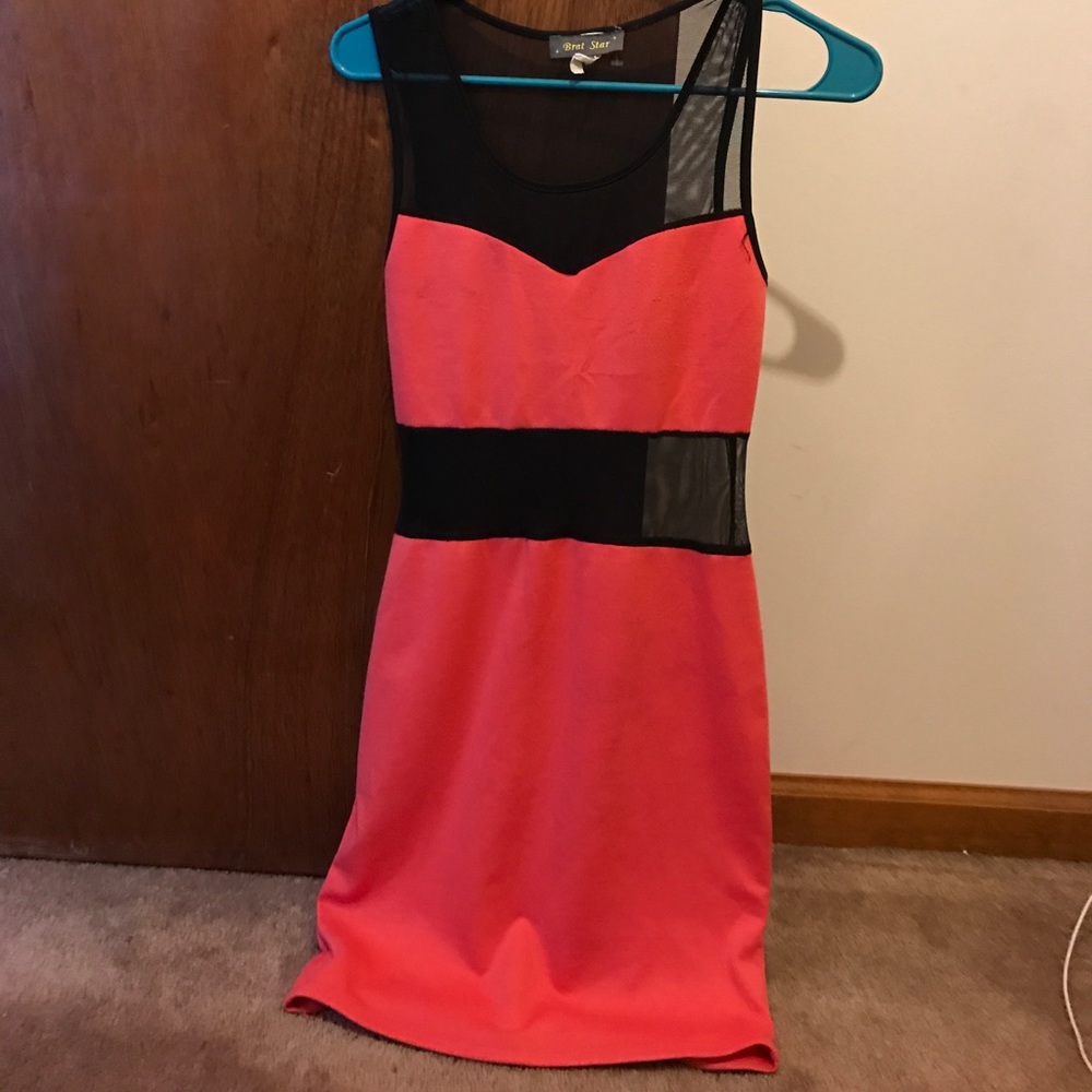 Short pink dress