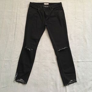 Free People Distressed Jeans