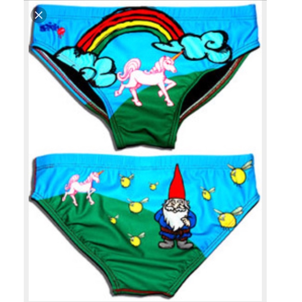 Splish Unicorns and Rainbows Briefs