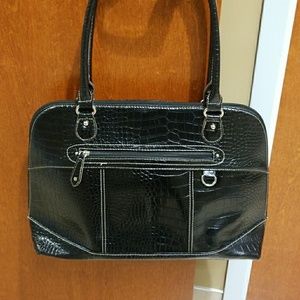 Black handbag