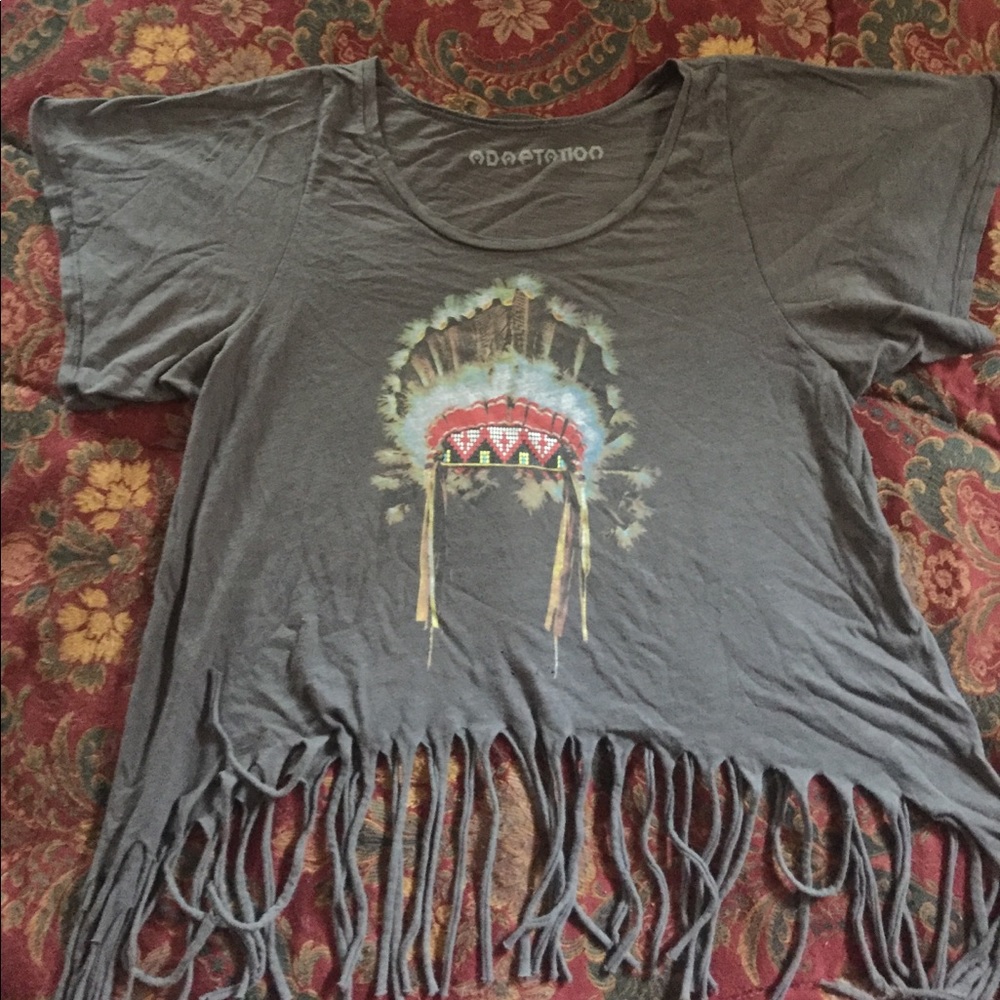 Cropped/Destroyed Festival Styled Tee