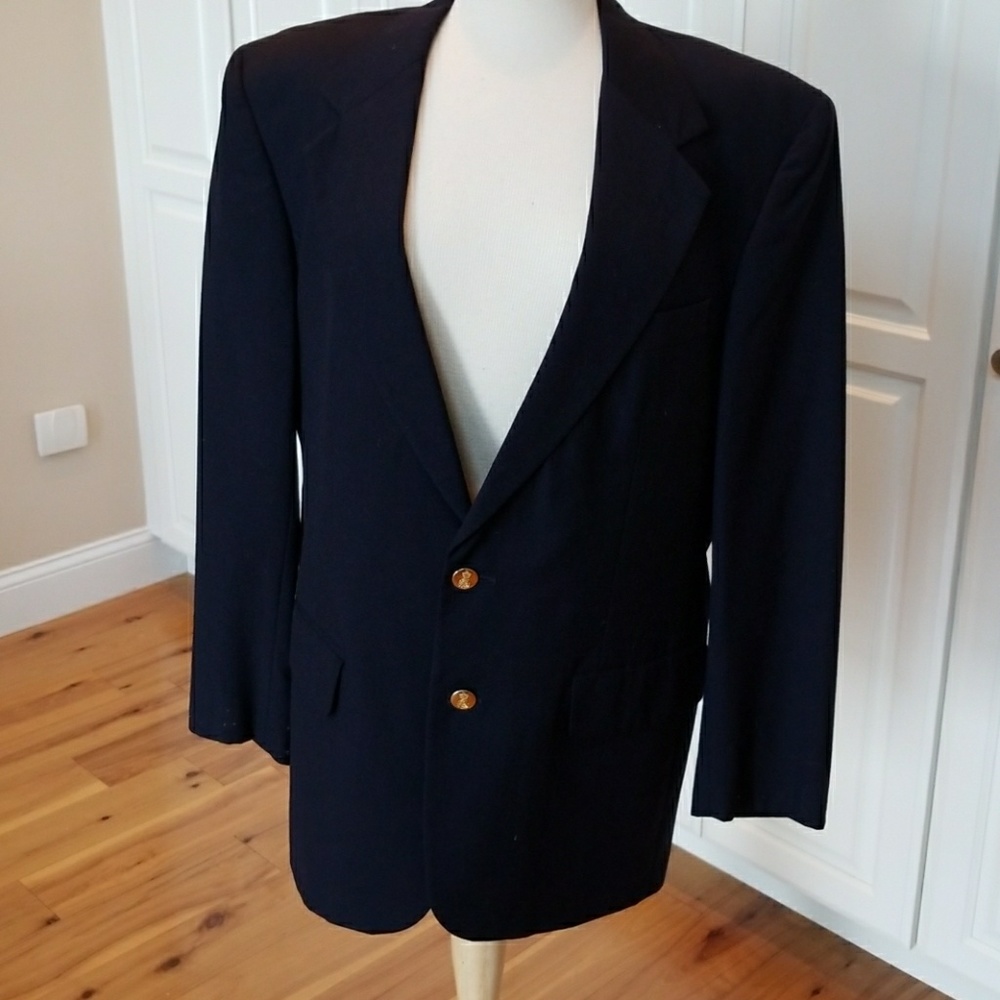 Men's dark navy suit jacket, size 42 Regular