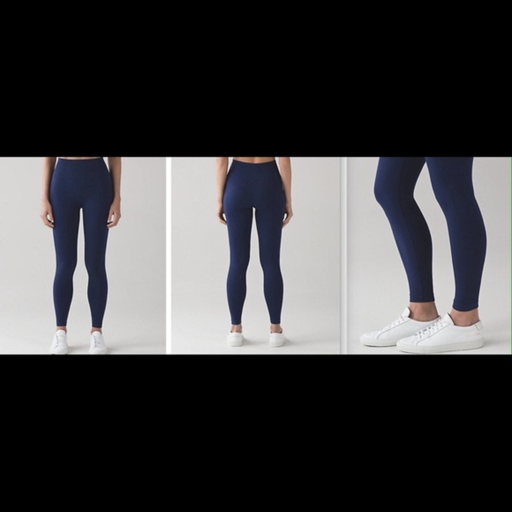 Lululemon flow and go tight Navy