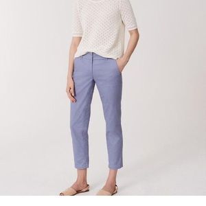 Loft cropped skinny chinos - serene blue