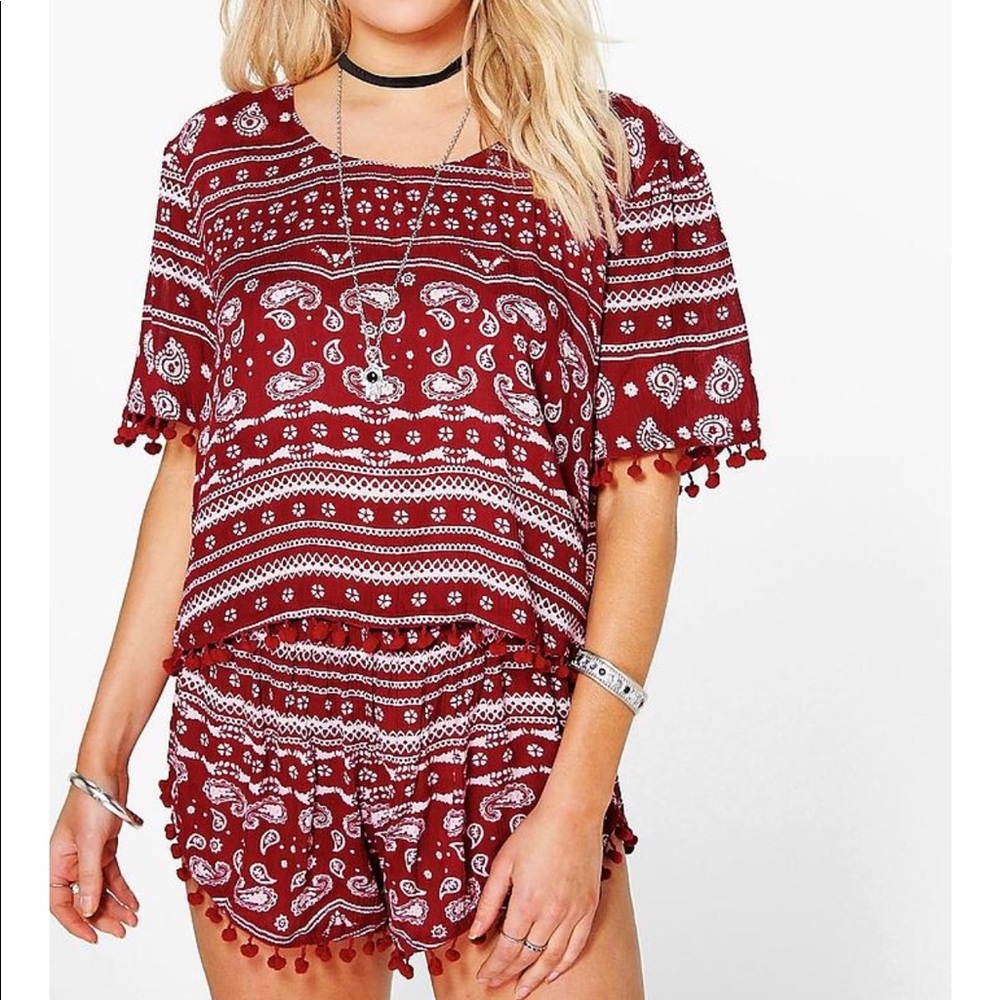 Boohoo two piece set NWOT