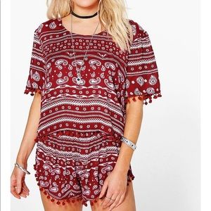 Boohoo two piece set NWOT