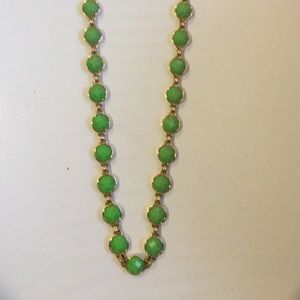 Kate Spade Gold Green Necklace