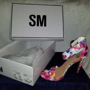SM Josie Size 8 Floral Heel Shoe