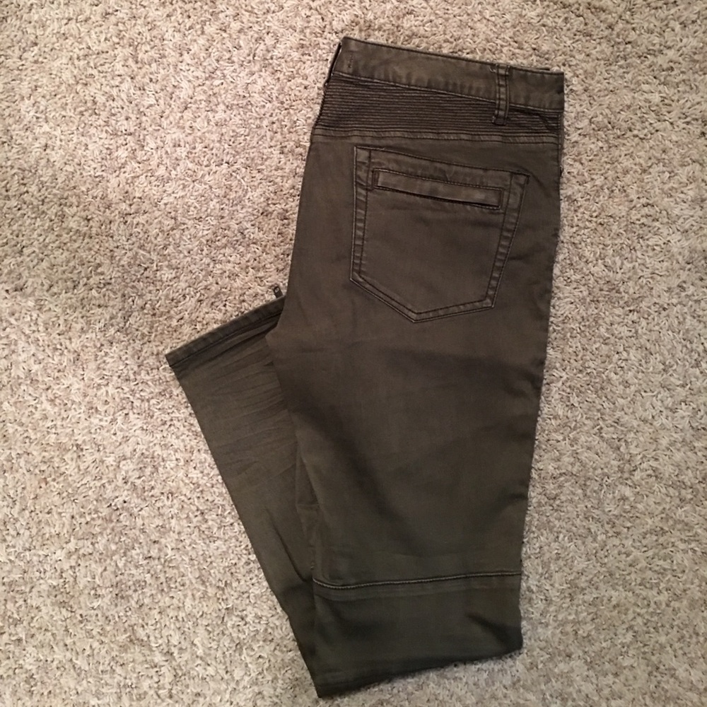 Free People green pants, worn twice!