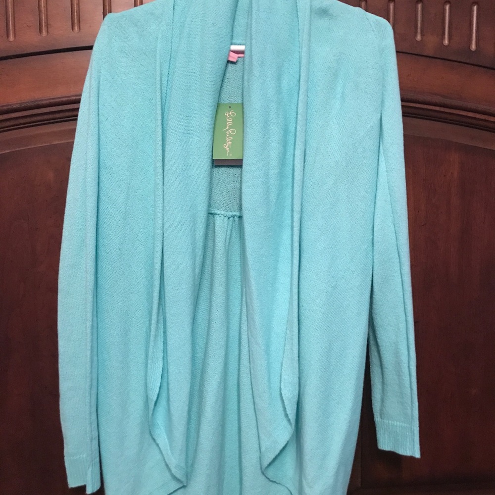 Lilly Pulitzer cardigan.