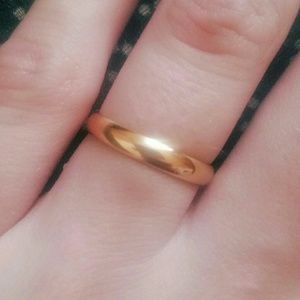 Real 14kt Gold 3mm Polished Band
