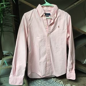 RALPH LAUREN Knit Oxford Shirt