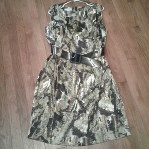 Dress barn belted dress