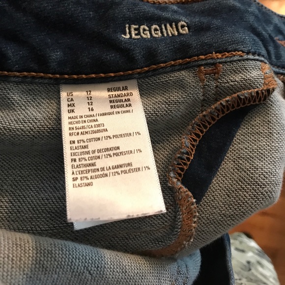 American Eagle jegging size 12 regular - Picture 5 of 5