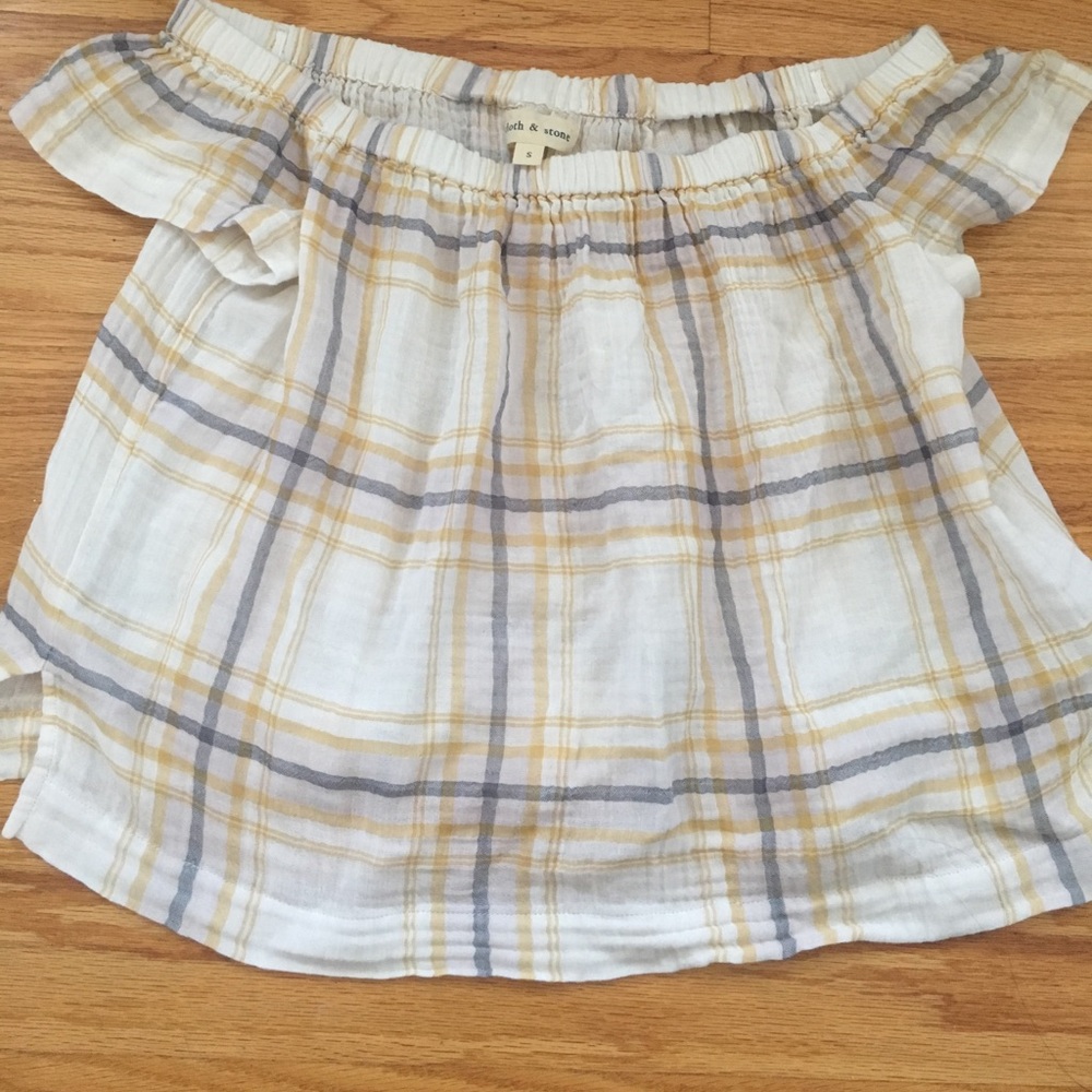 Anthropologie off the shoulder top