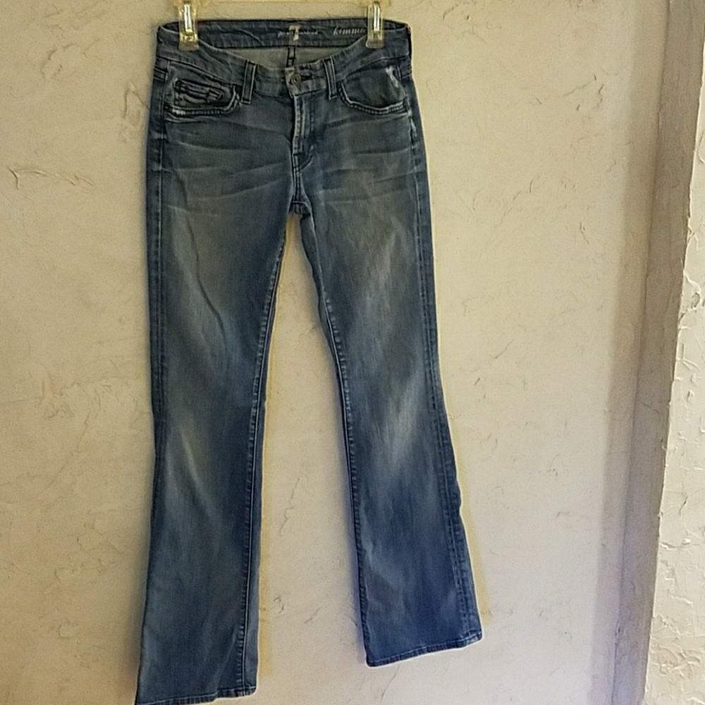 Seven7 for all mankind light blue flares