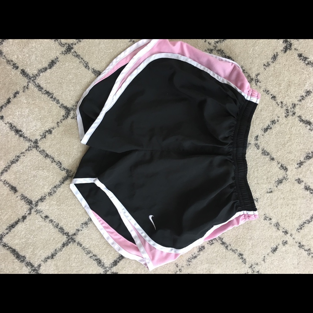 Nike Fitdry Running Shorts - Black & Pink - XS
