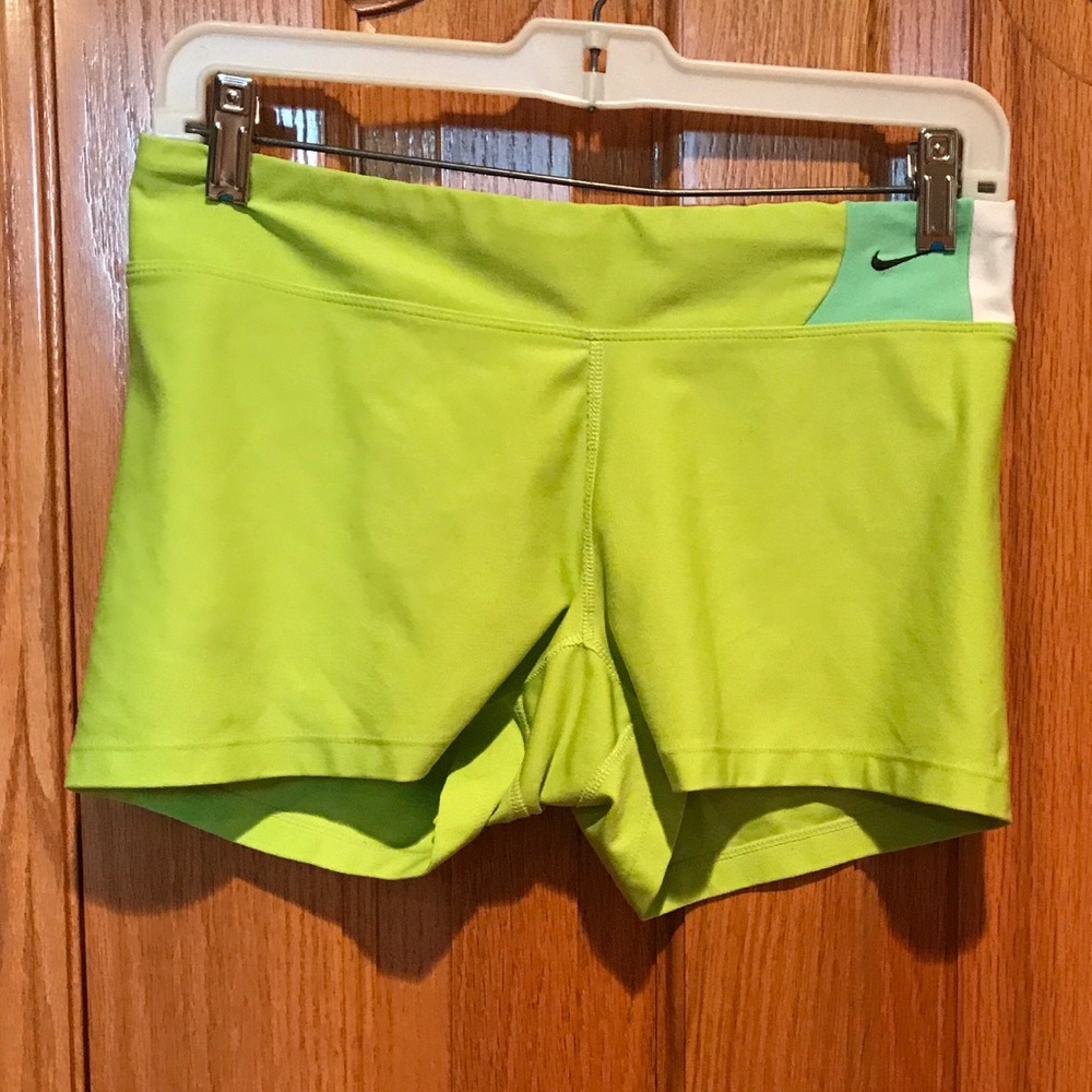 Neon green Nike spandex medium