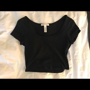 Black Crop Top