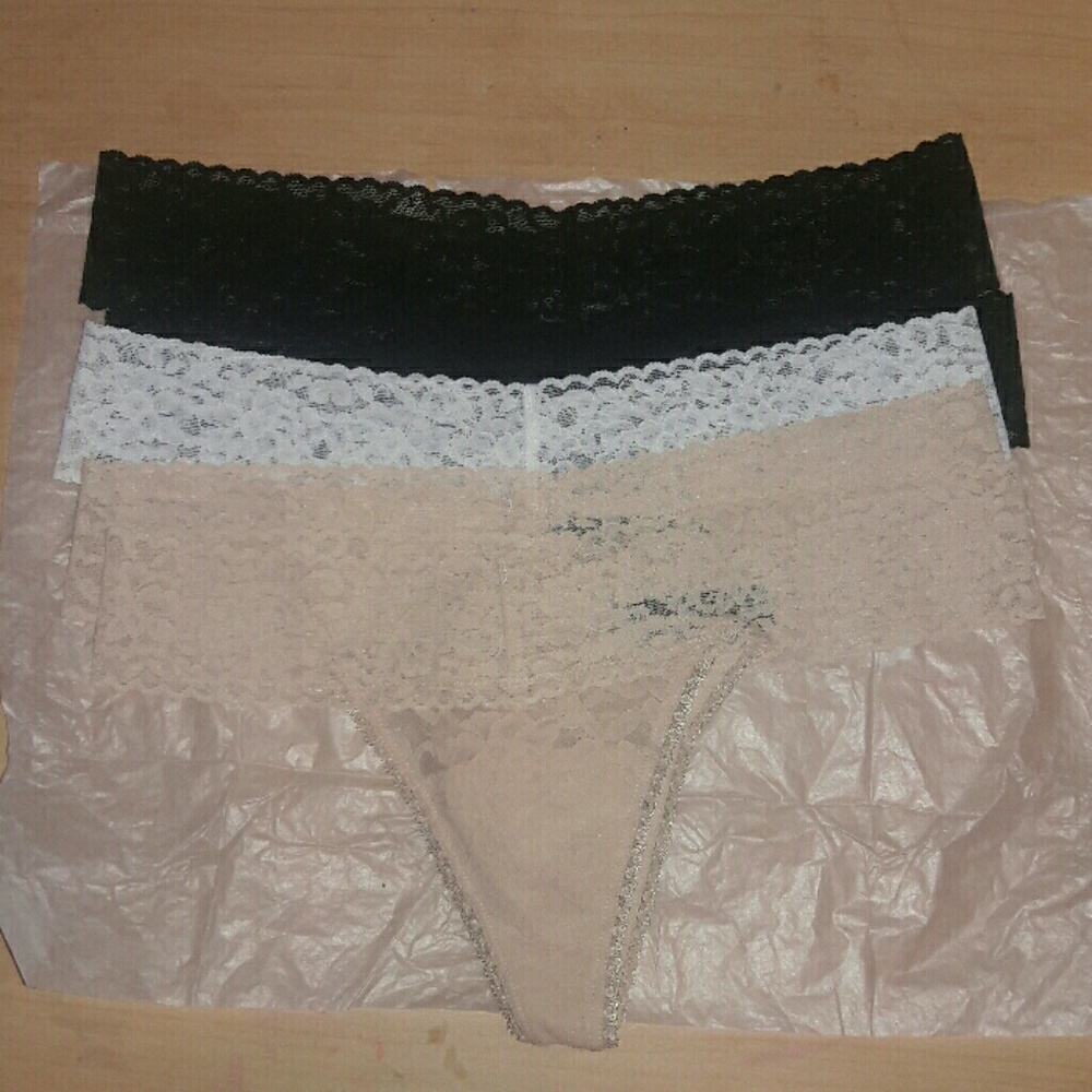 5 Pack Lace Thong Panties