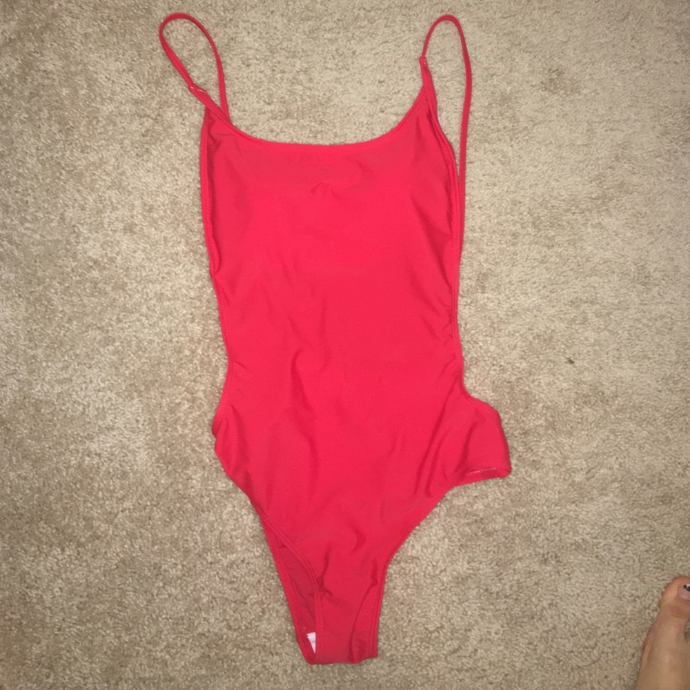 Sunnyco Pamela red swim suit!