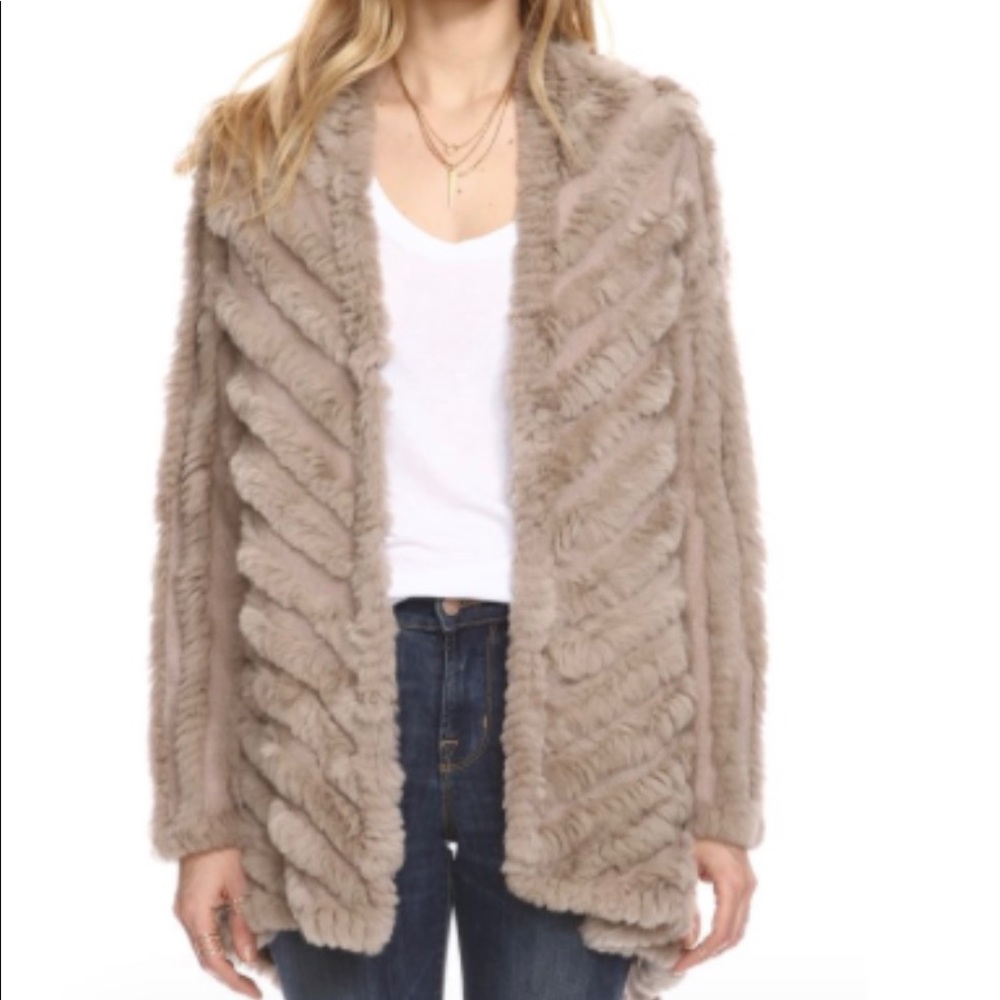 RABBIT FUR JACKET