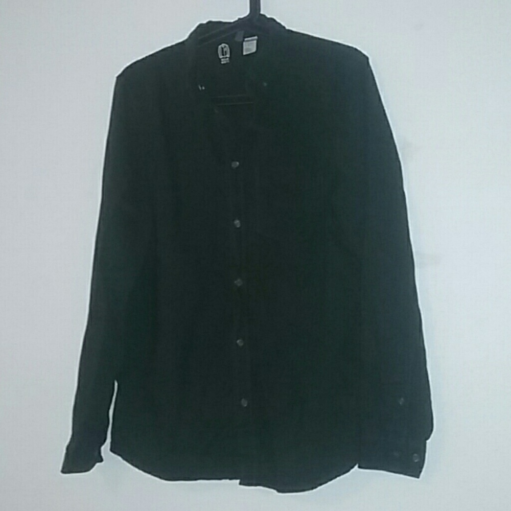 Emerald Green Button Up