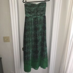 Moulinette Soeurs Green Printed Gown