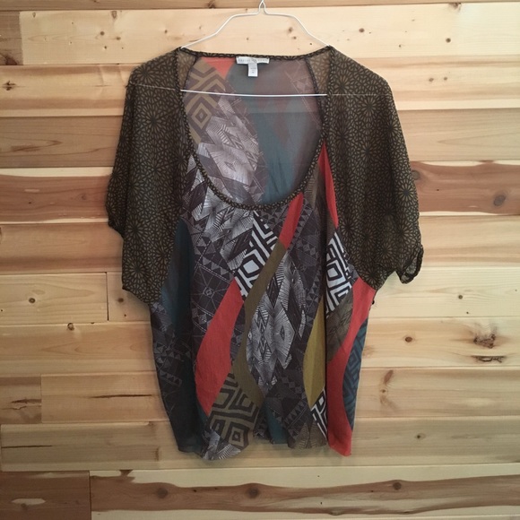 ANTHROPOLOGIE Weston Wear Top - size Medium 💐 - Picture 1 of 2