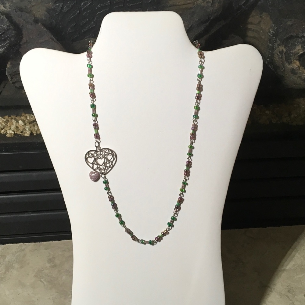 Hand made toggle necklace