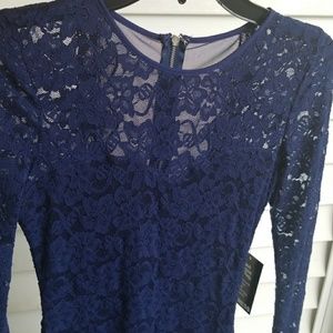 Express Lacy long Sleeve Dress