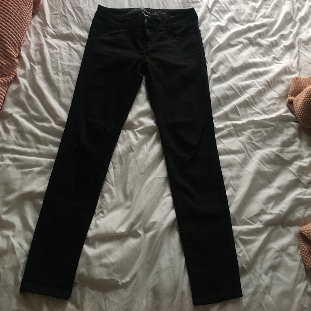Black American Eagle Outfitters Skinny Jean