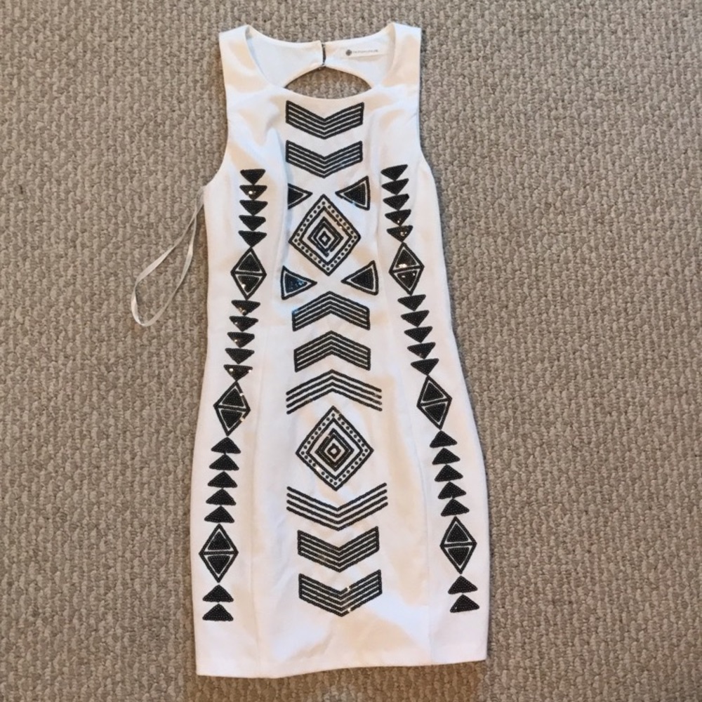 The Impeccable Pig White Cocktail Dress