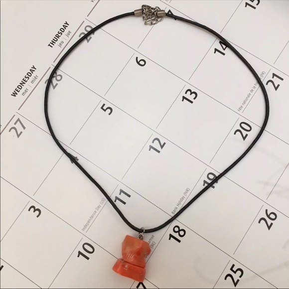 Genuine Coral Pendant - Picture 3 of 4