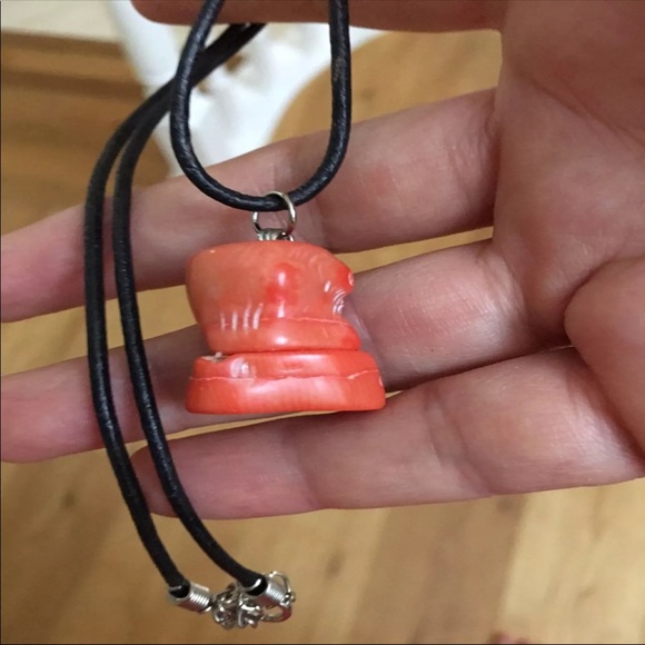 Genuine Coral Pendant - Picture 4 of 4